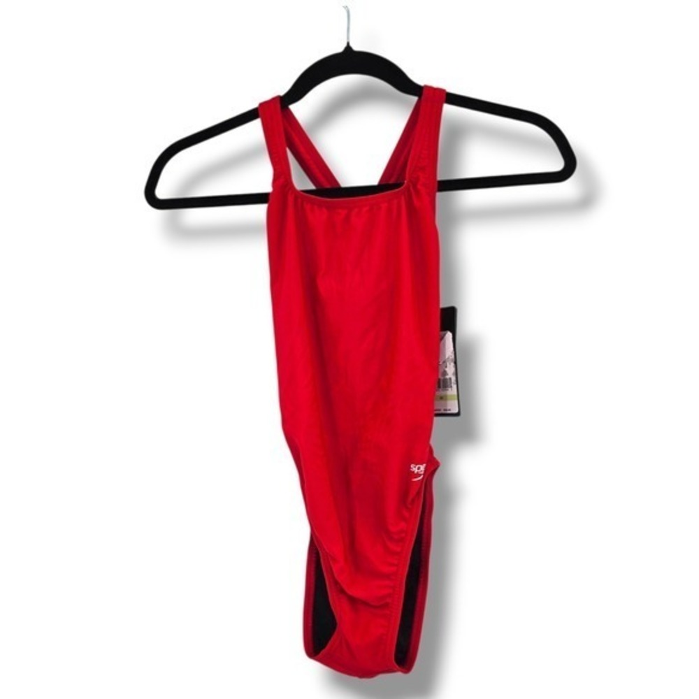 New Speedo Team Red Pro LT One Piece Athleticâ Swimsuit Women's Size 30